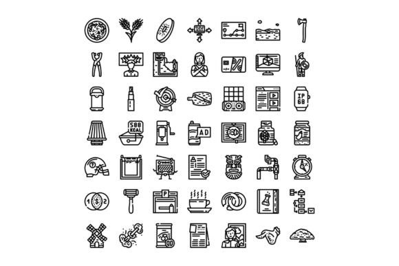 Assorted Vector Line Icons for Various C: A Strategic Tool for Modern Design and Communication