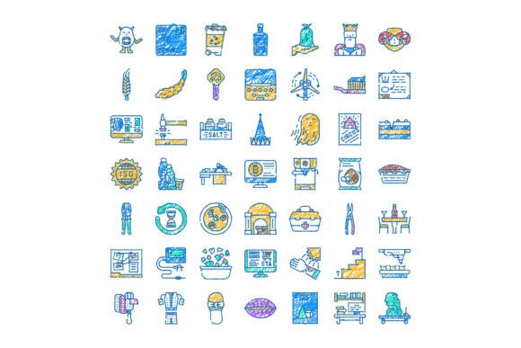 Collection of Various Hand Drawn Doodle: A Versatile Resource for Designers and Creators