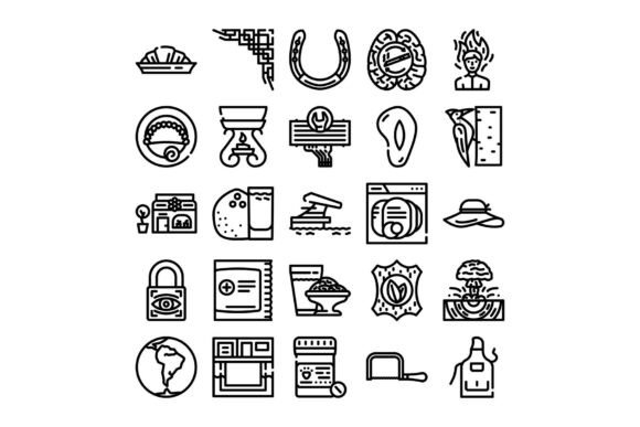 Diverse Collection of Minimalist Line Art