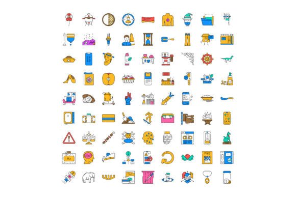 Diverse Miscellaneous Icons and Concepts: A Modern Design Essential
