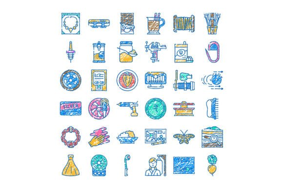 Diverse Sketch Doodle Icons Collection O: Human-Centered Design Meets Scalable Creative Workflow