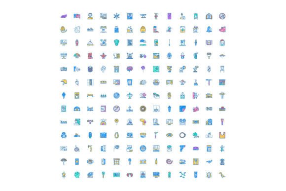 Hand Drawn Doodle Sketch Icons Collection